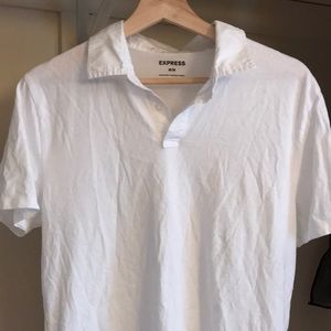 White polo shirt by express. Size M. Bundle2SAVE!